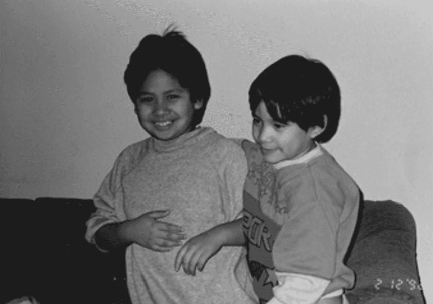 Anthony and Andrew Dang as children