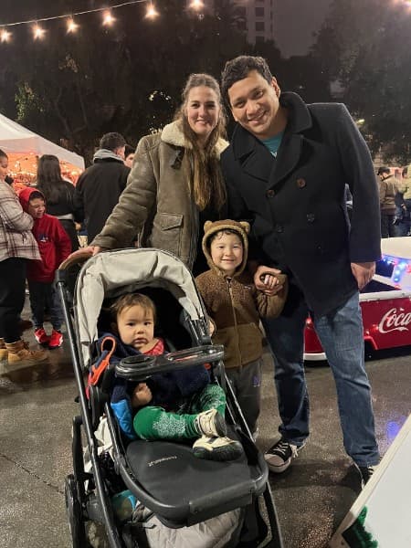 Anthony Dang meeting with community members