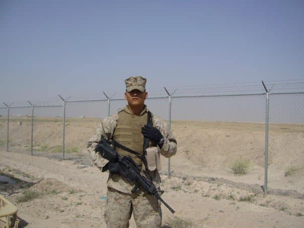 Anthony Dang during his service in the Marine Corps
