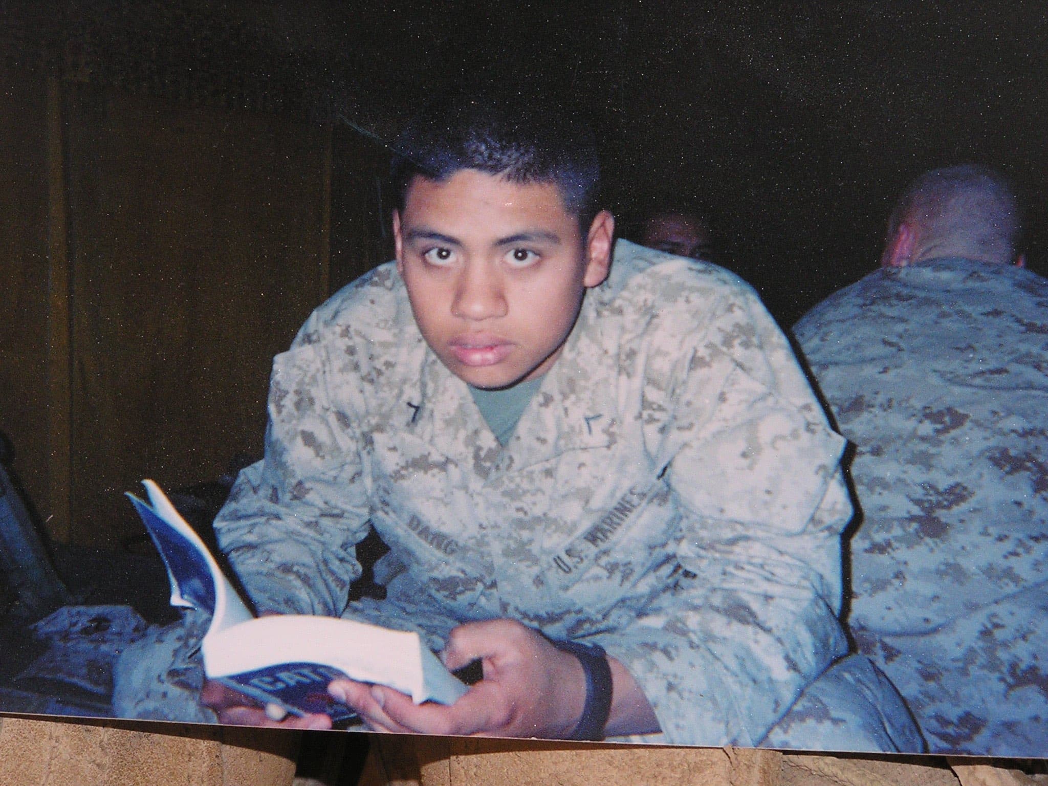 Andrew Dang during his service in the Marine Corps, killed in action in Ramadi, Iraq in 2004